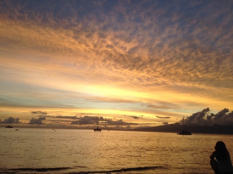 Sunset of Maui